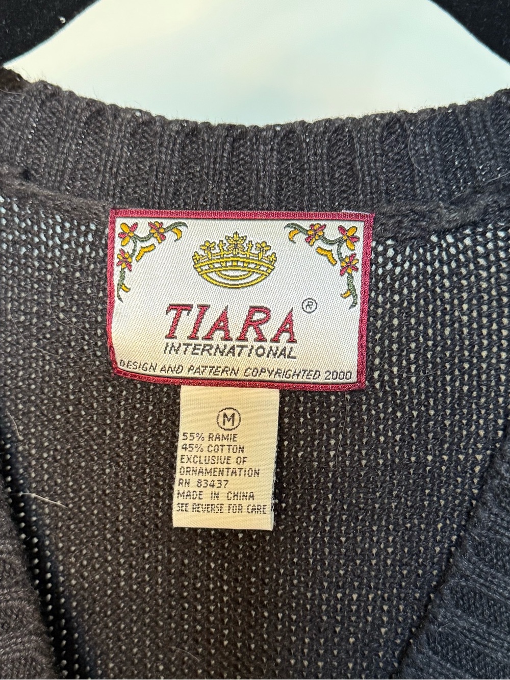 Tiara International Vintage 90s Halloween Sweater Vest | M-L - Picture 2 of 4